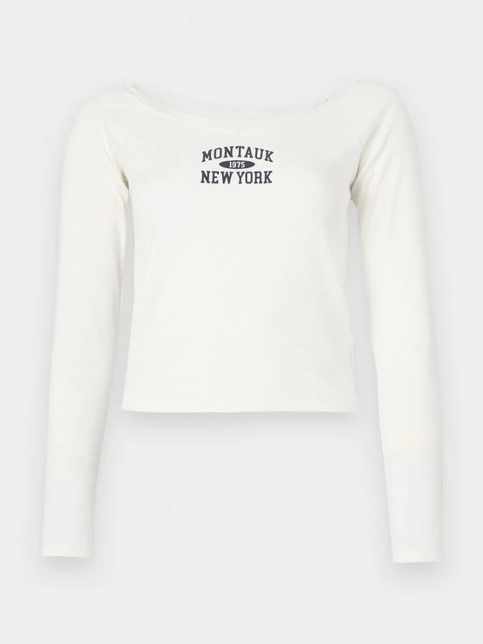 Zdjęcie produktu Bluzka z długim rękawem Hollister Co. biały