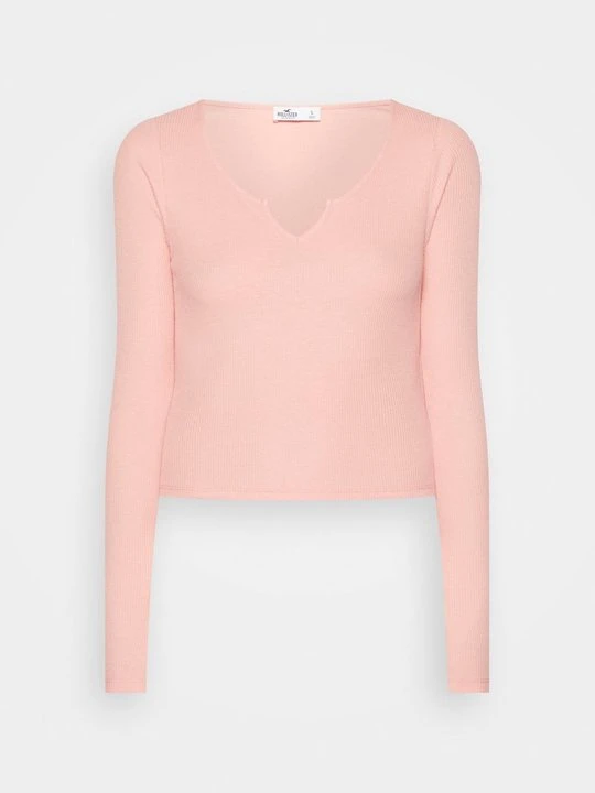 Zdjęcie produktu Bluzka z długim rękawem Hollister Co. różowy