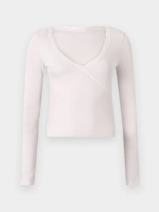 Zdjęcie produktu Bluzka z długim rękawem Hollister Co. jasnoróżowy