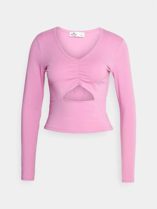 Zdjęcie produktu Bluzka z długim rękawem Hollister Co. różowy