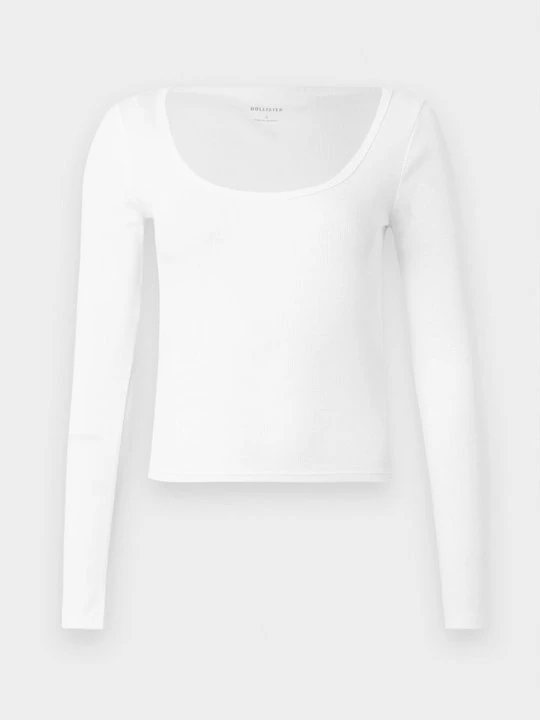 Zdjęcie produktu Bluzka z długim rękawem Hollister Co. biały