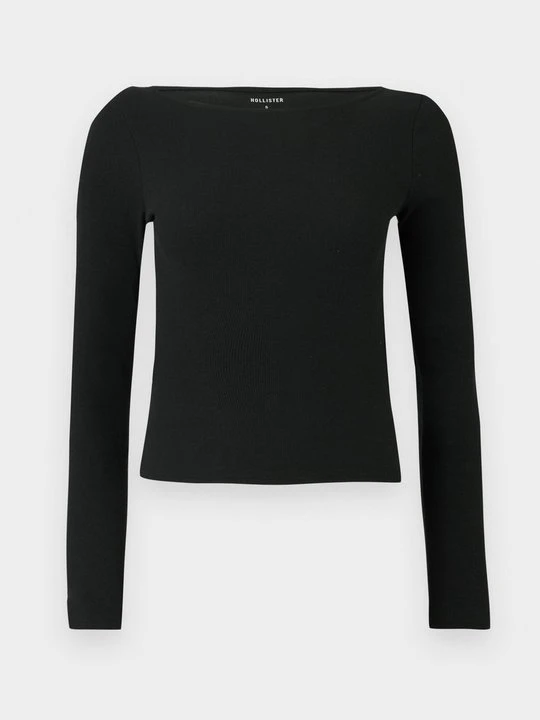 Zdjęcie produktu Bluzka z długim rękawem Hollister Co. czarny