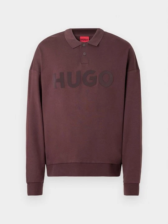 Zdjęcie produktu Bluzka z długim rękawem Hugo brązowy