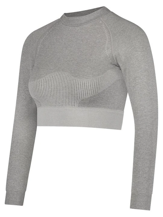 Zdjęcie produktu Bluzka z długim rękawem Hunkemöller ciemnoszary