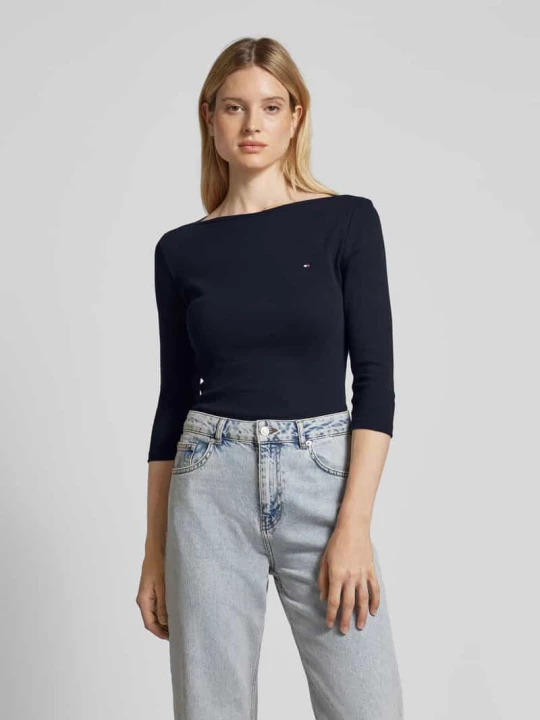 Zdjęcie produktu Bluzka z rękawem o dł. 3/4 z dekolt w łódkę Model 'NEW CODY Tommy Hilfiger Ciemnoniebieski