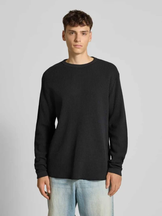 Zdjęcie produktu Bluzka z długim rękawem i fakturowanym wzorem Levi's Czarny