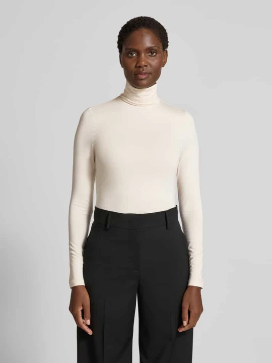 Zdjęcie produktu Bluzka z długim rękawem i golfem model ‘ALANA’ Lauren Ralph Lauren Écru