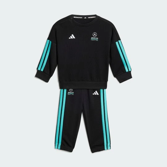 Zdjęcie produktu BLUZKA Z DŁUGIM RĘKAWEM I SPODNIE DRESOWE DLA NIEMOWLĄT MERCEDES - AMG PETRONAS FORMULA 1 TEAM DNA Adidas