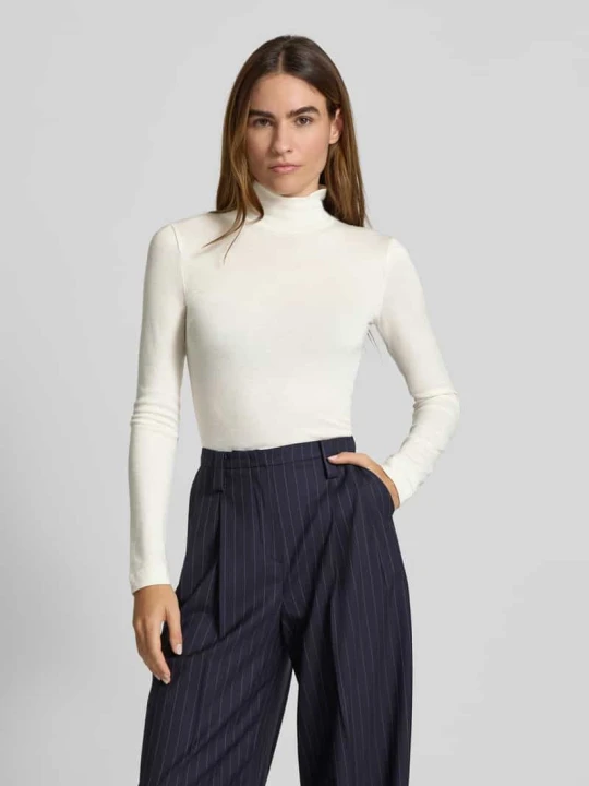 Zdjęcie produktu Bluzka z długim rękawem i stójką model ‘ANITA’ Guess Écru