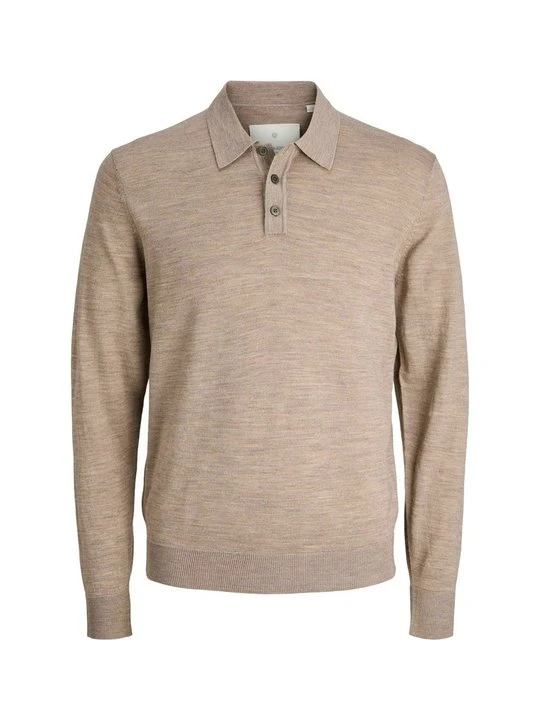 Zdjęcie produktu Bluzka z długim rękawem Jack&Jones jasnobrązowy