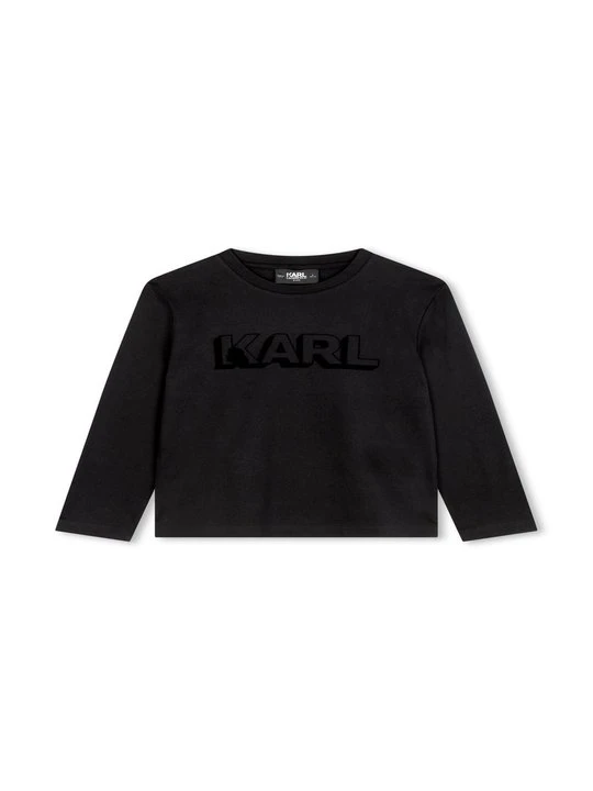 Zdjęcie produktu Bluzka z długim rękawem KARL LAGERFELD czarny