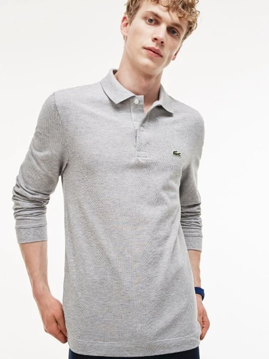 Zdjęcie produktu Bluzka z długim rękawem Lacoste jasnoszary