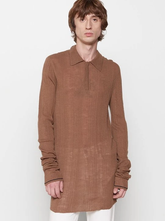 Zdjęcie produktu Bluzka z długim rękawem Lanvin jasny brąz