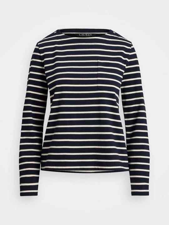 Zdjęcie produktu Bluzka z długim rękawem Lauren Ralph Lauren granatowy