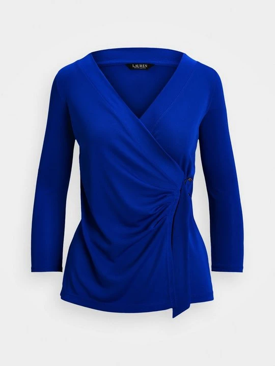Zdjęcie produktu Bluzka z długim rękawem Lauren Ralph Lauren niebieski