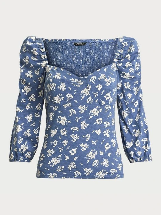 Zdjęcie produktu Bluzka z długim rękawem Lauren Ralph Lauren granatowy