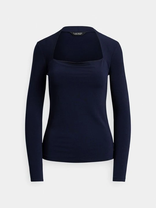 Zdjęcie produktu Bluzka z długim rękawem Lauren Ralph Lauren granatowy