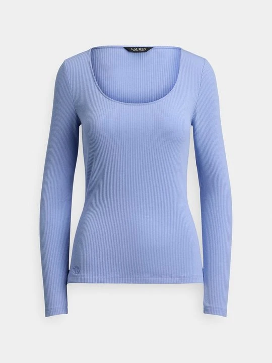 Zdjęcie produktu Bluzka z długim rękawem Lauren Ralph Lauren granatowy