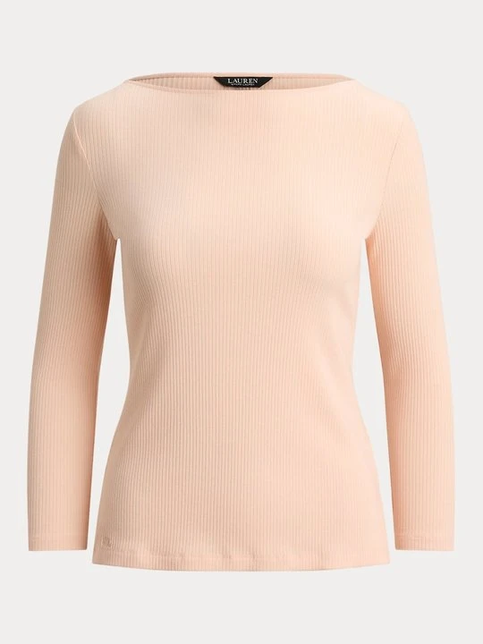 Zdjęcie produktu Bluzka z długim rękawem Lauren Ralph Lauren koralowy