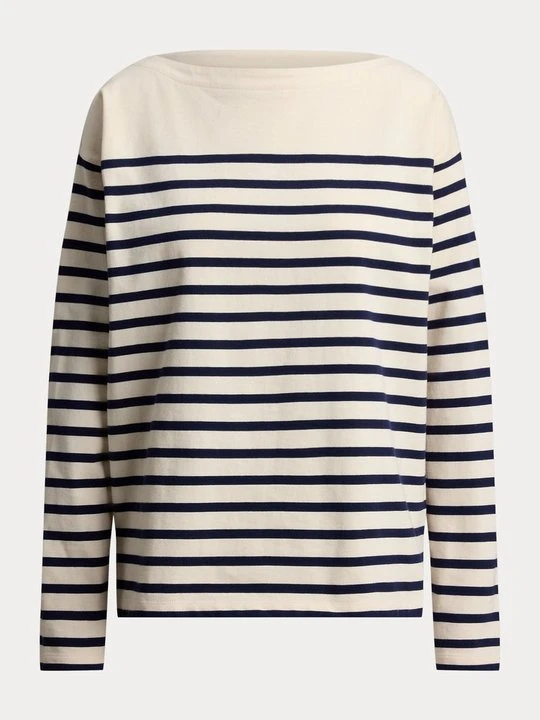 Zdjęcie produktu Bluzka z długim rękawem Lauren Ralph Lauren mleczny
