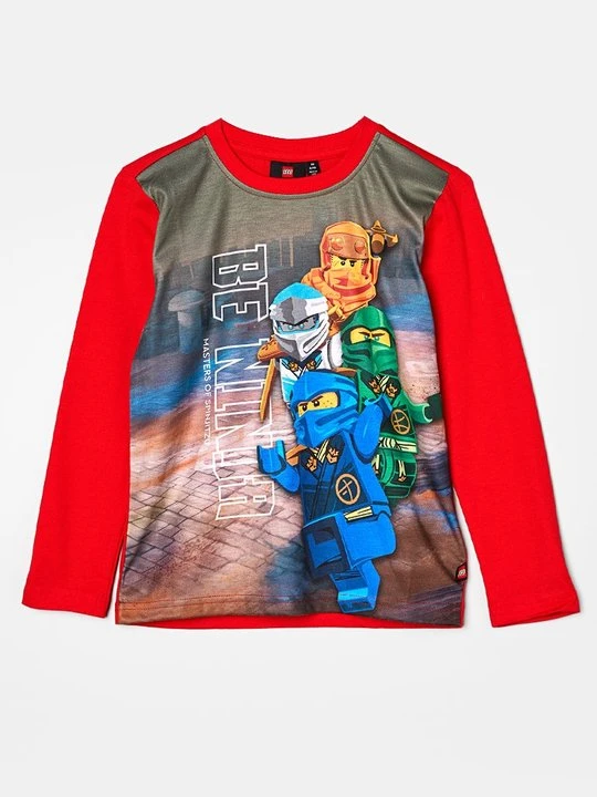 Zdjęcie produktu Bluzka z długim rękawem LEGO czerwony