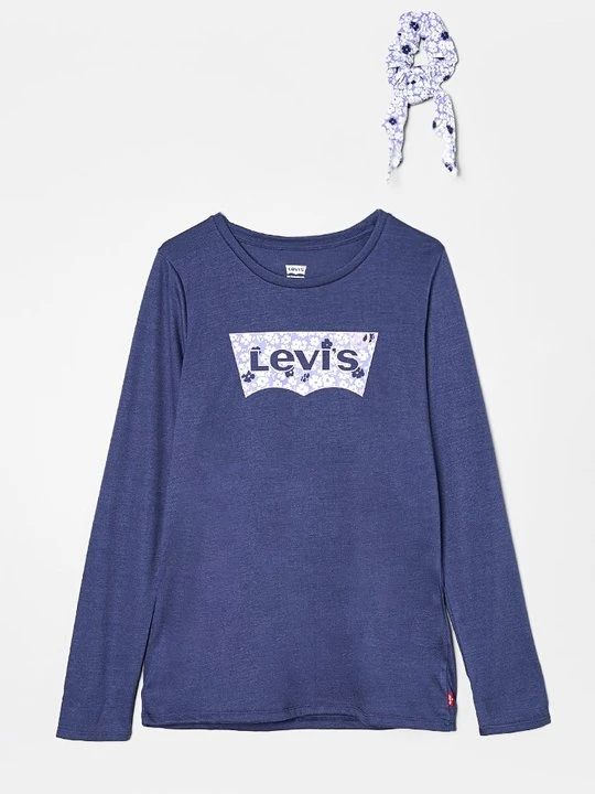 Zdjęcie produktu Bluzka z długim rękawem Levi's niebieski