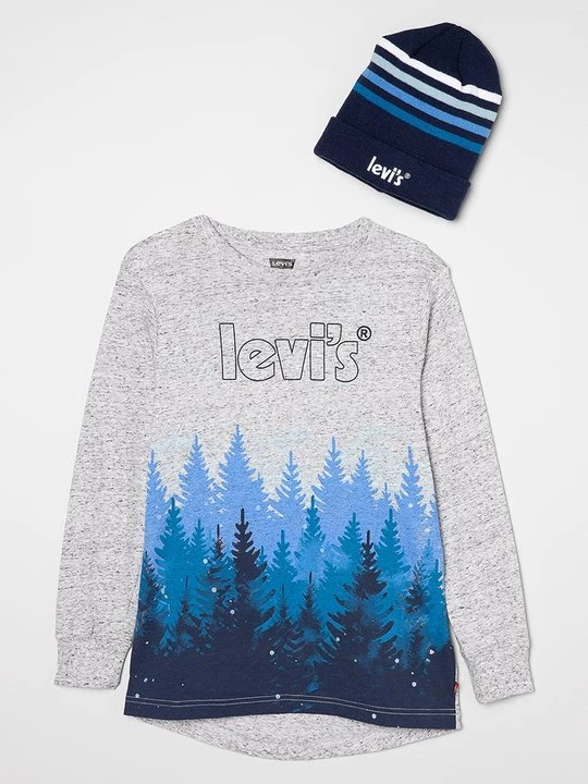 Zdjęcie produktu Bluzka z długim rękawem Levi's niebieski