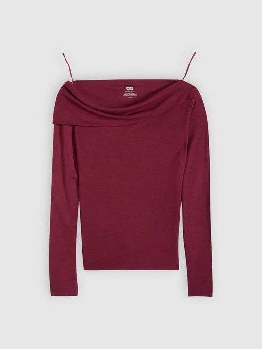 Zdjęcie produktu Bluzka z długim rękawem Levi's ciemnoczerwony