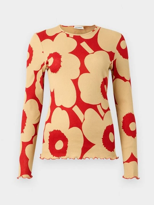 Zdjęcie produktu Bluzka z długim rękawem Marimekko brązowy