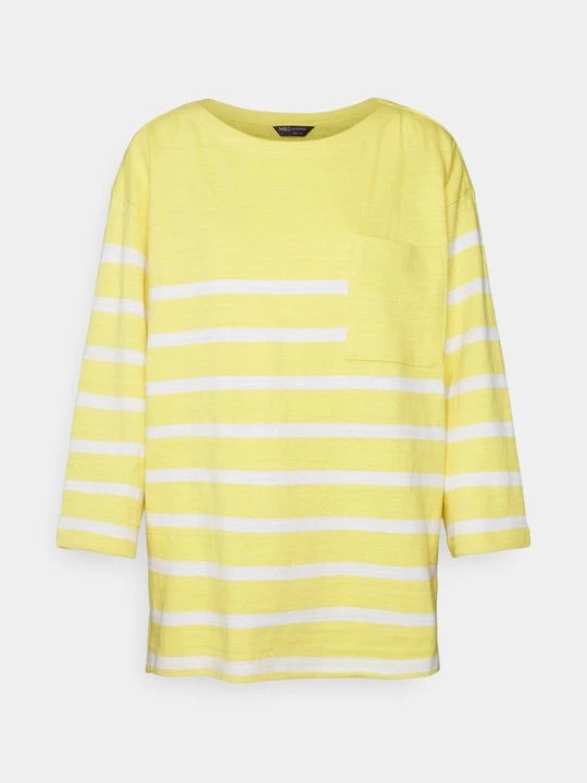 Zdjęcie produktu Bluzka z długim rękawem Marks & Spencer żółty