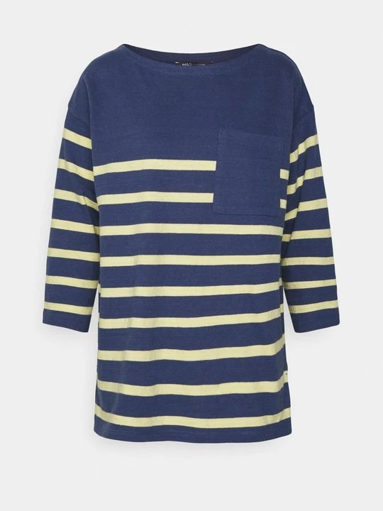 Zdjęcie produktu Bluzka z długim rękawem Marks & Spencer granatowy