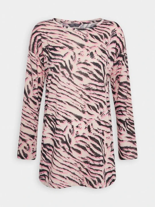 Zdjęcie produktu Bluzka z długim rękawem Marks & Spencer różowy