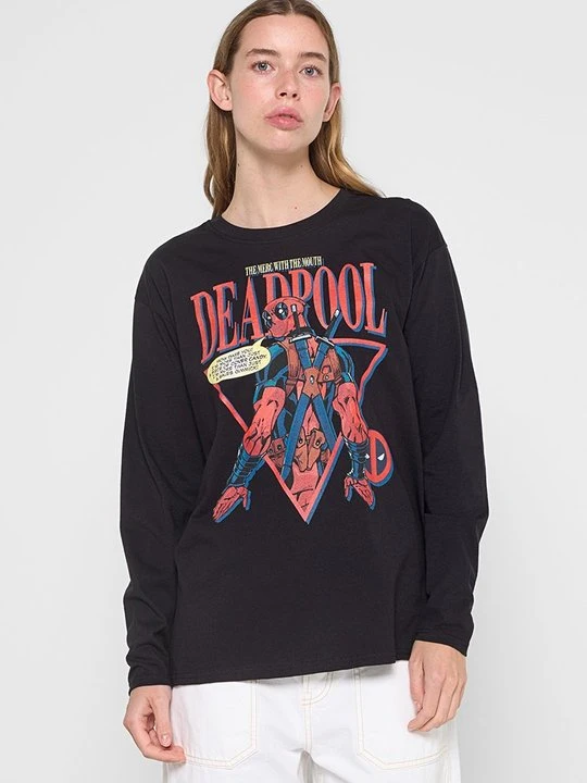Zdjęcie produktu Bluzka z długim rękawem Marvel czarny