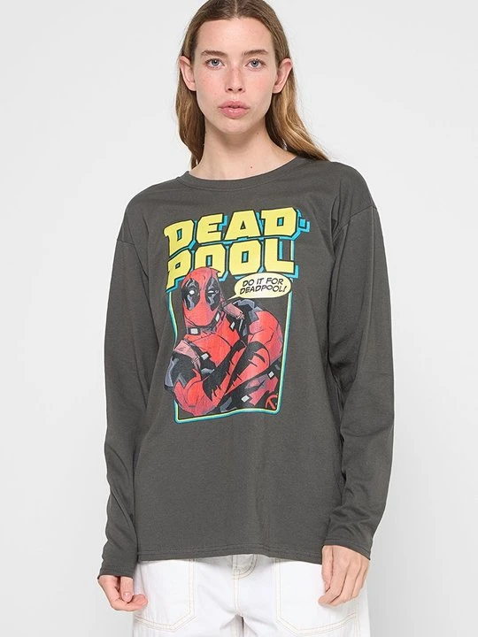 Zdjęcie produktu Bluzka z długim rękawem Marvel szary