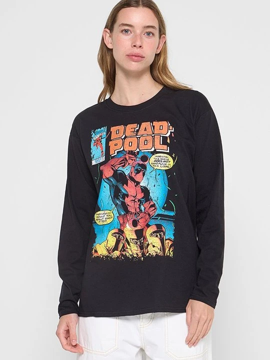 Zdjęcie produktu Bluzka z długim rękawem Marvel czarny