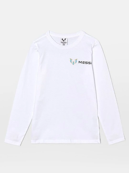 Zdjęcie produktu Bluzka z długim rękawem Messi biały