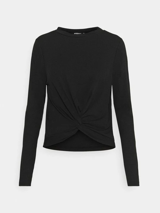Zdjęcie produktu Bluzka z długim rękawem Missguided czarny