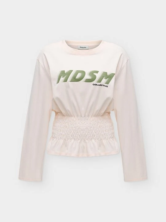 Zdjęcie produktu Bluzka z długim rękawem Modström jasnoróżowy
