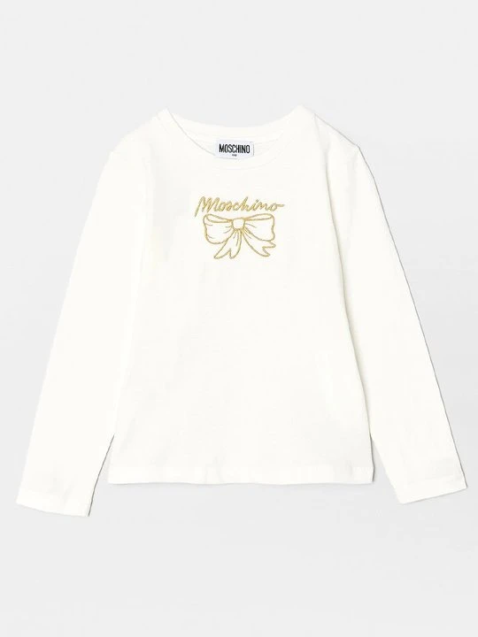 Zdjęcie produktu Bluzka z długim rękawem MOSCHINO mleczny