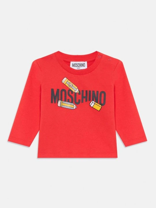 Zdjęcie produktu Bluzka z długim rękawem MOSCHINO czerwony