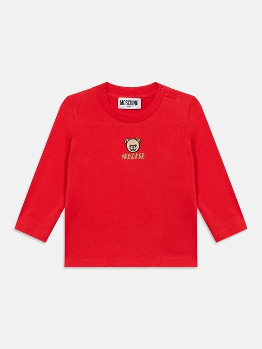 Zdjęcie produktu Bluzka z długim rękawem MOSCHINO czerwony