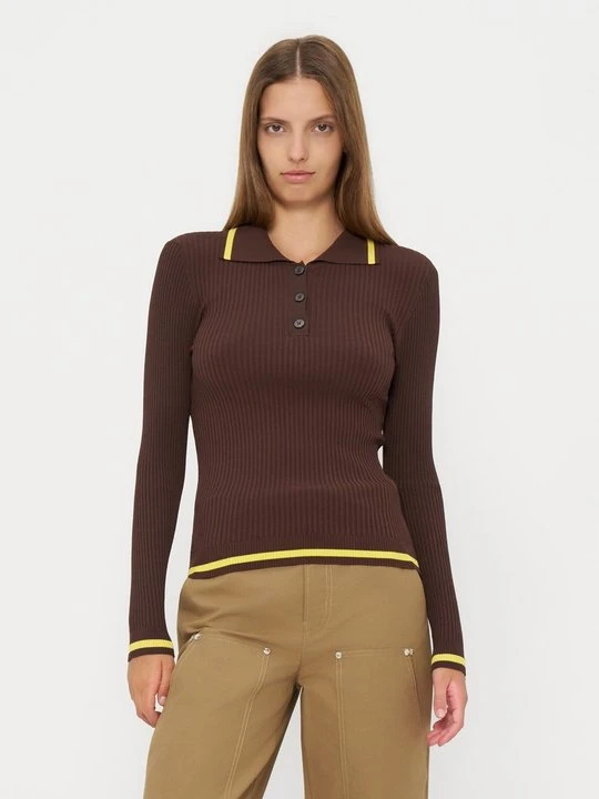 Zdjęcie produktu Bluzka z długim rękawem MOSCHINO brązowy
