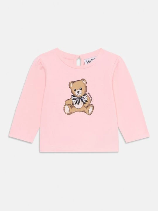 Zdjęcie produktu Bluzka z długim rękawem MOSCHINO jasnoróżowy