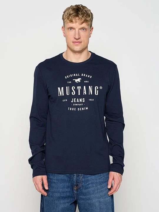 Zdjęcie produktu Bluzka z długim rękawem Mustang granatowy