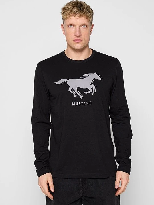 Zdjęcie produktu Bluzka z długim rękawem Mustang czarny