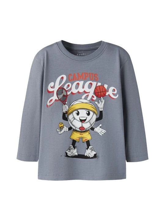 Zdjęcie produktu Bluzka z długim rękawem NAME IT szary