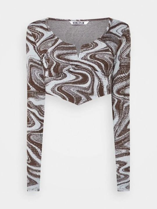 Zdjęcie produktu Bluzka z długim rękawem Neon & Nylon niebieski