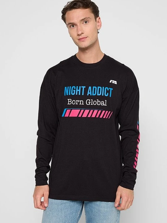 Zdjęcie produktu Bluzka z długim rękawem Night Addict czarny
