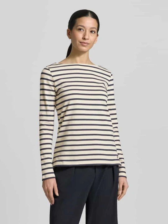 Zdjęcie produktu Bluzka z długim rękawem o kroju regular fit z czystej Bawełna Model 'ERASMO' Weekend Max Mara Écru