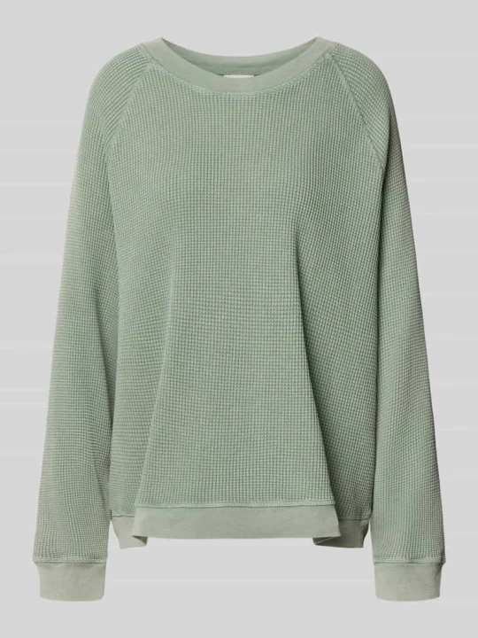 Zdjęcie produktu Bluza z fakturowanym wzorem model 'USCOW' American Vintage Khaki
